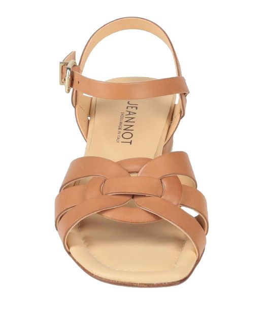 Jeannot Brown Sandals