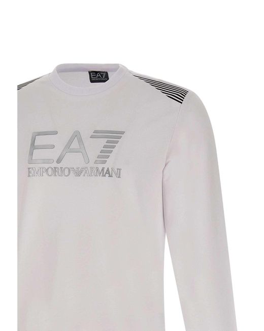 Sweat-shirt EA7 pour homme en coloris White