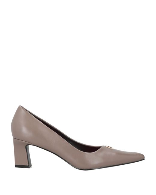 Christian Lacroix Gray Taupe Pumps Sheepskin