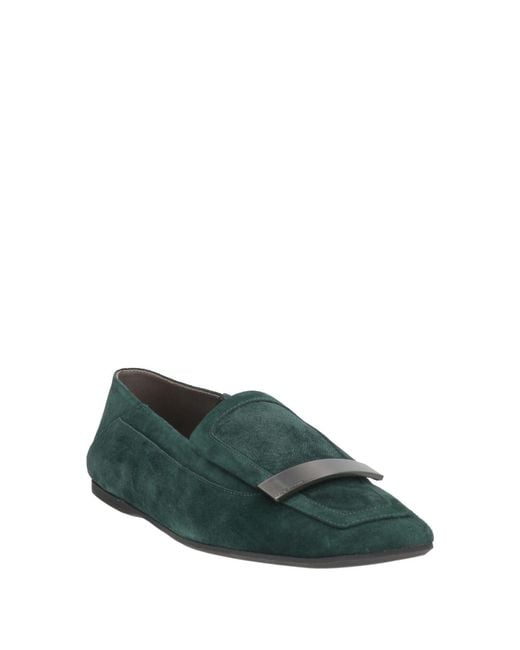 Sergio Rossi Green Loafers for men