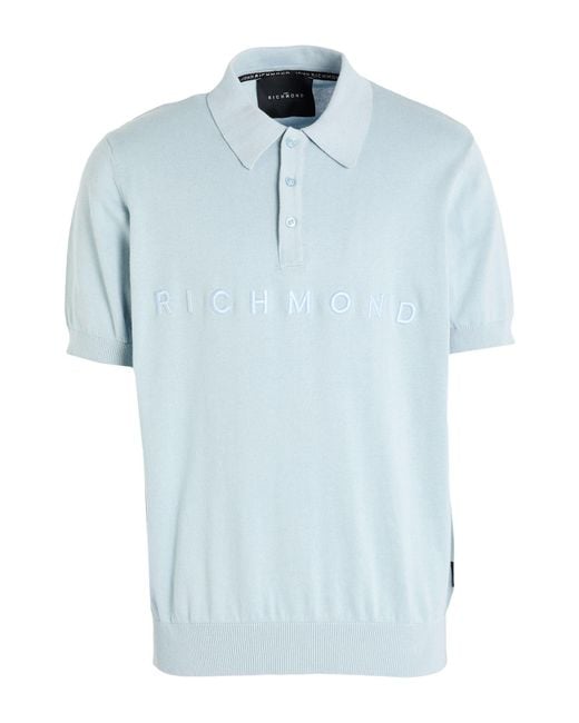 John Richmond Blue Sky Polo Shirt Cotton for men