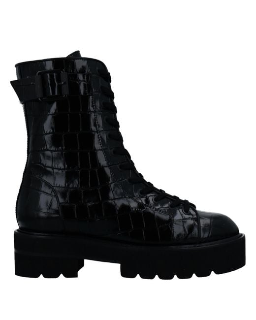 Stuart Weitzman Black Ankle Boots