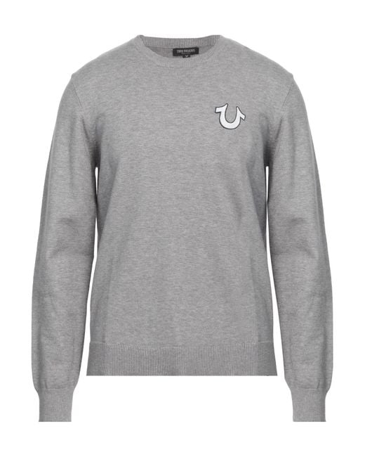 True Religion Gray Jumper for men