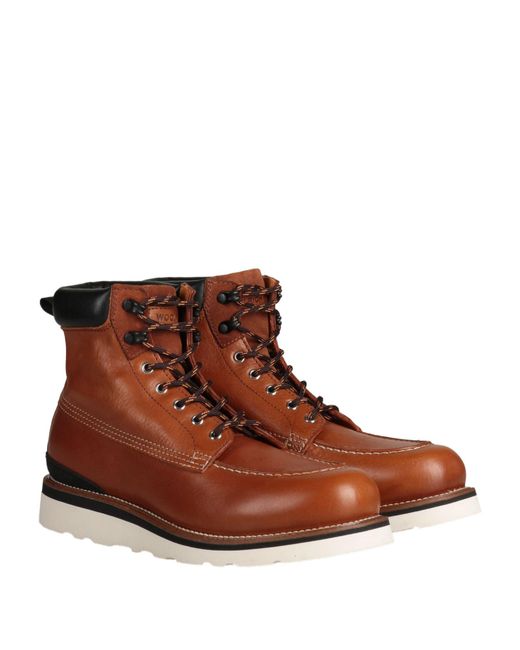 Woolrich Brown Ankle Boots for men