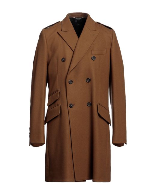 Cappotto di Dolce & Gabbana in Brown da Uomo