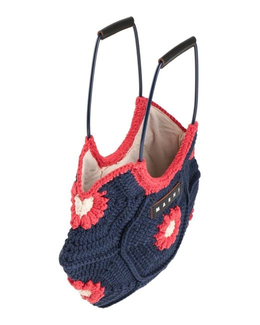 Marni Blue Midnight Handbag Cotton