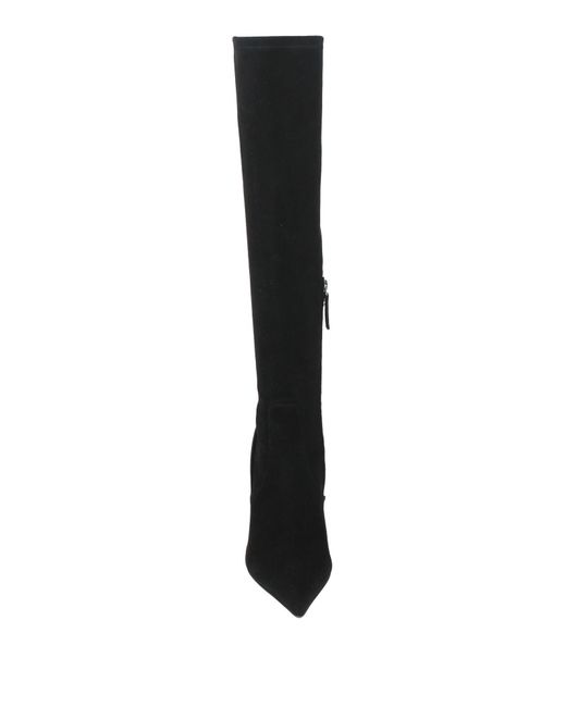 Lella Baldi Black Boot Leather