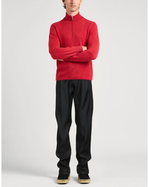 DSquared² Black Pants Virgin Wool, Silk for men