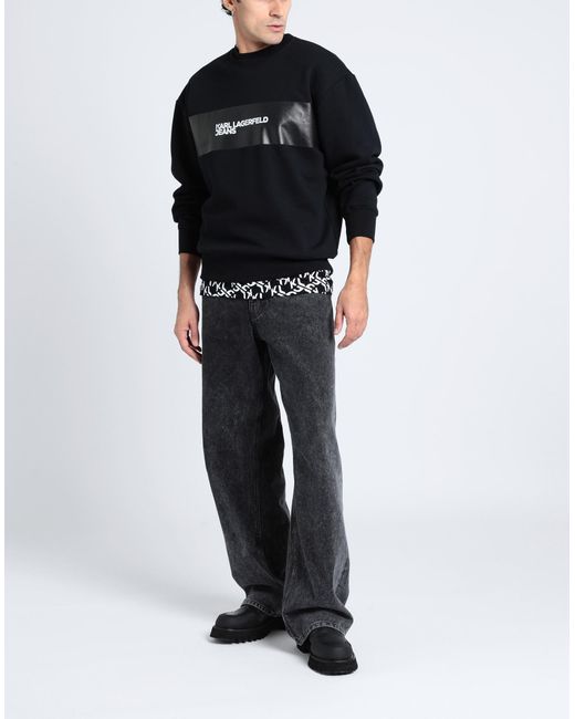 Karl Lagerfeld Black Sweatshirt for men