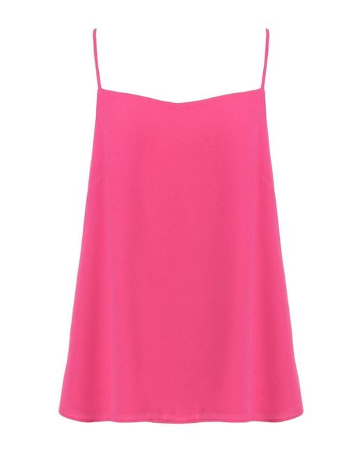 Camilla Pink Fuchsia Top Polyester