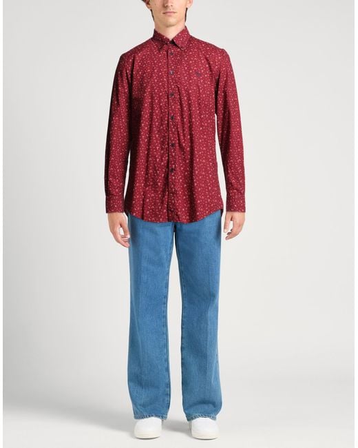 Harmont & Blaine Red Shirts for men