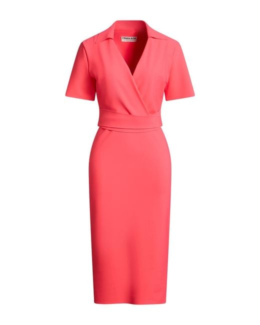 La Petite Robe Di Chiara Boni Red Midi Dress