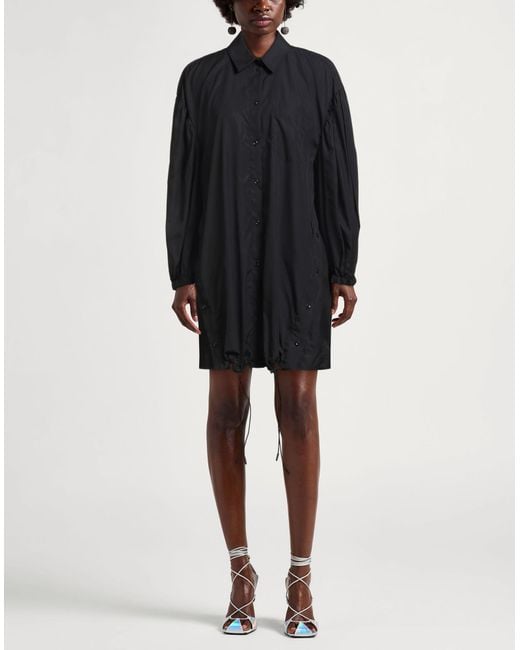 Simone Rocha Black Mini Dress Cotton, Polyester, Zinc