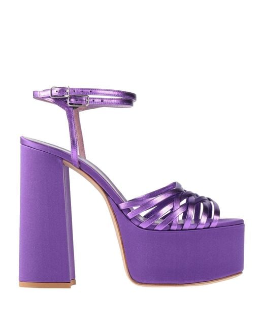 Lella Baldi Purple Sandals