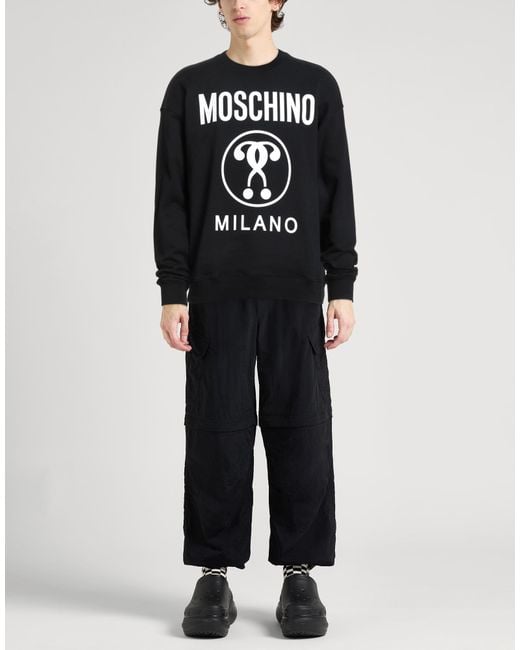 Moschino Black Sweatshirt Cotton for men