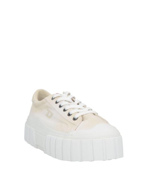 DIESEL White Sneakers Cotton
