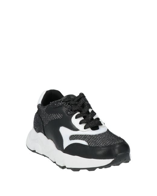 Liu Jo Black Sneakers Textile Fibers