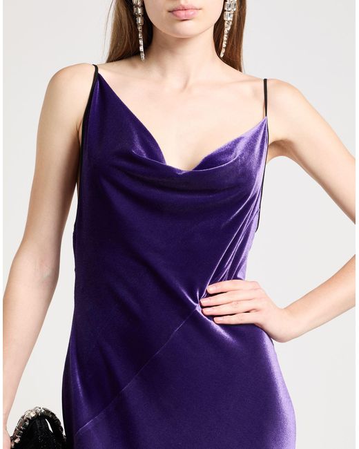 Philosophy Di Lorenzo Serafini Purple Maxi Dress