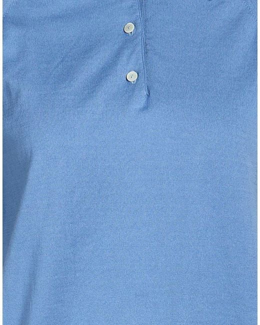 Alpha Studio Blue Polo Shirts