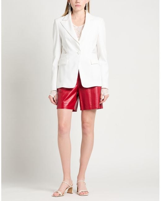 Liu Jo White Blazer Polyester
