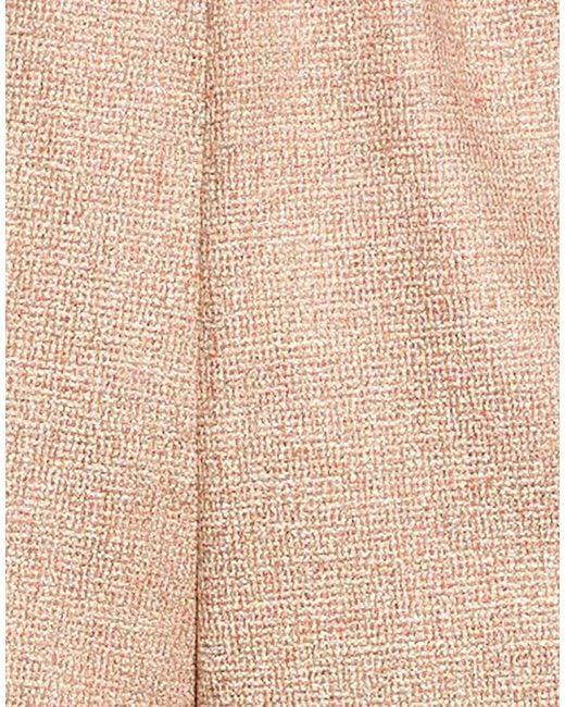 Agnona Natural Pants Wool, Viscose, Elastane