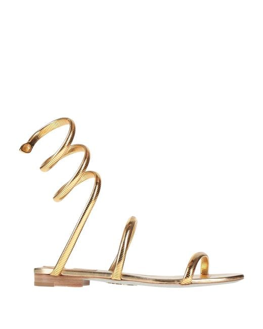 Rene Caovilla Metallic Sandals