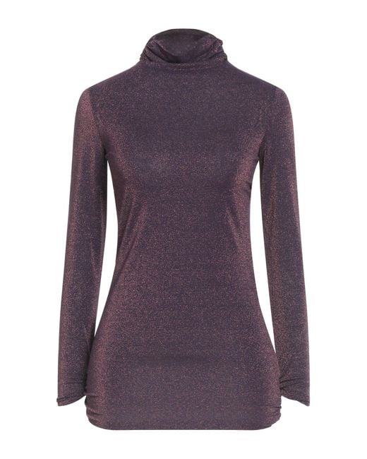 La Petite Robe Di Chiara Boni Purple Top Polyamide, Viscose, Elastane, Polyester