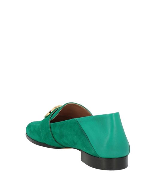Skorpios Green Loafers for men
