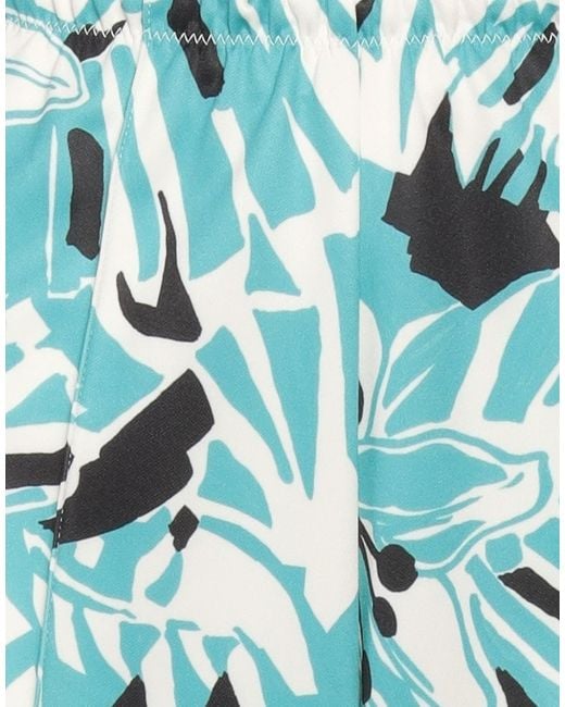 Palm Angels Blue Pants Polyester