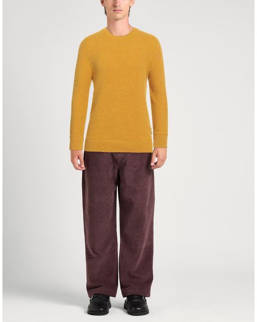 Alpha Studio Yellow Sweaters for men