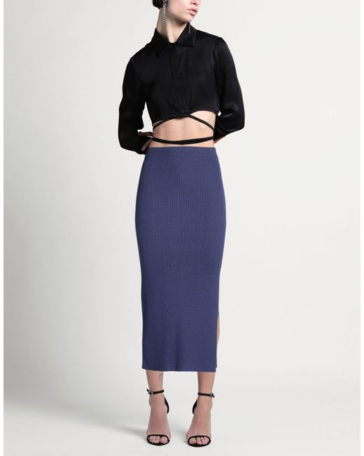 Marella Blue Midi Skirt