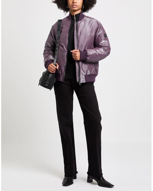 Colmar Purple Puffer Polyamide, Polyester