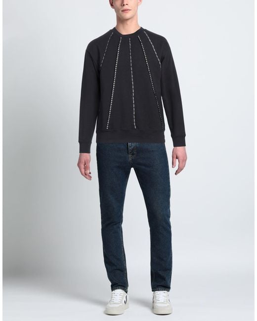 EBIT Blue Sweatshirt Cotton for men