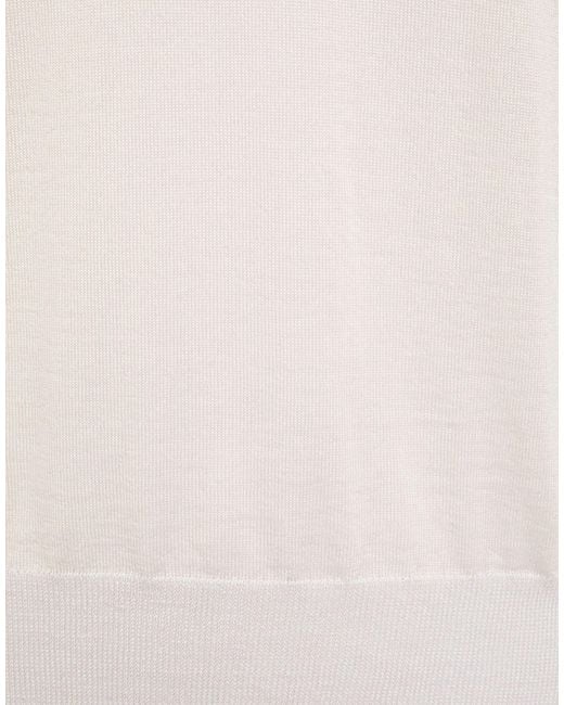 Drumohr White Turtlenecks