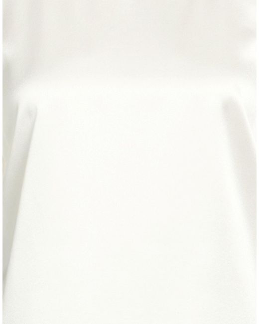 Max Mara White Top Silk