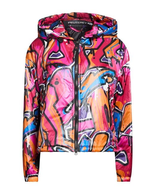 Peuterey Red Fuchsia Puffer Polyamide