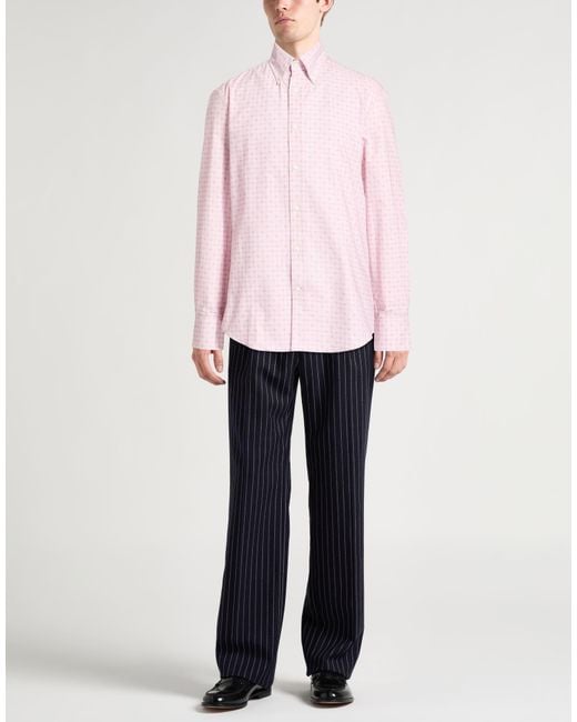 Brunello Cucinelli Pink Shirt for men