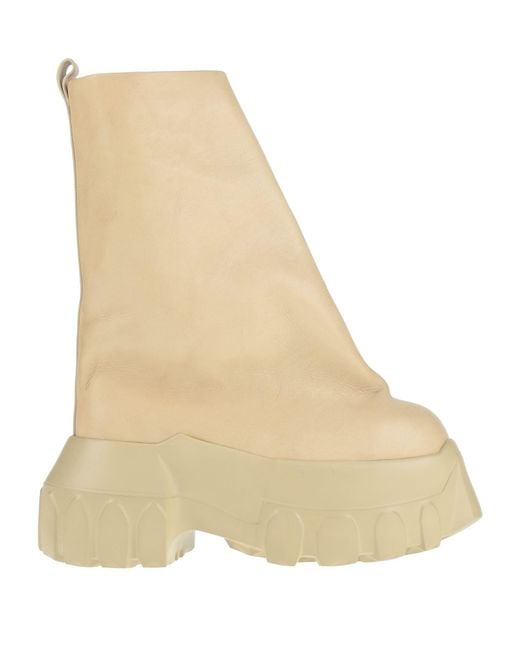 Rick Owens Natural Boot Leather for men
