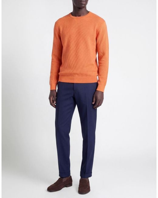 Zanone Orange Jumper for men