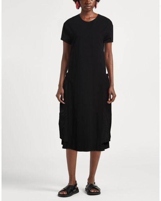 Alpha Studio Black Midi Dress
