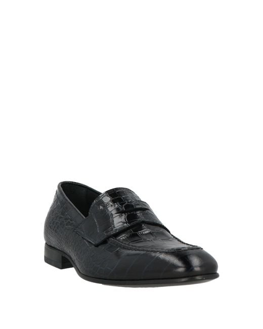 Giovanni Conti Black Loafers Leather for men