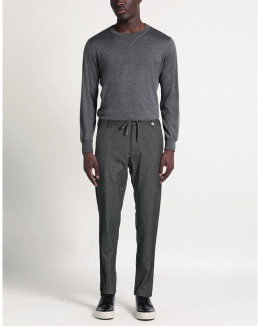Myths Gray Pants Cotton, Lyocell, Elastane for men
