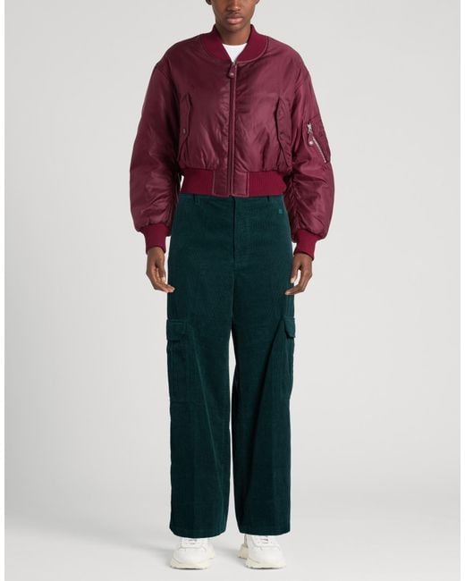 Acne Green Pants Cotton