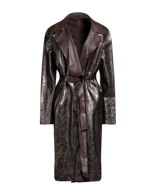 Salvatore Santoro Black Overcoat & Trench Coat