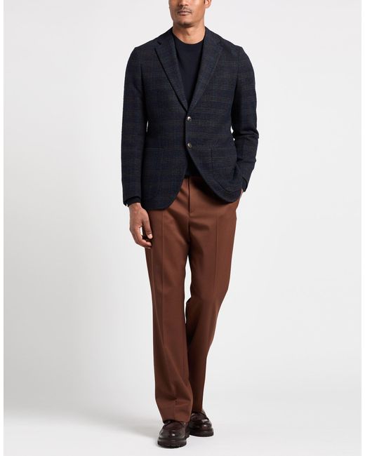Boglioli Black Midnight Blazer Virgin Wool, Polyamide for men