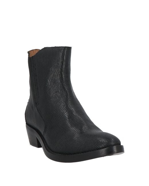 Emanuélle Vee Black Ankle Boots