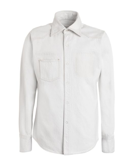 Maison Margiela White Denim Shirt for men