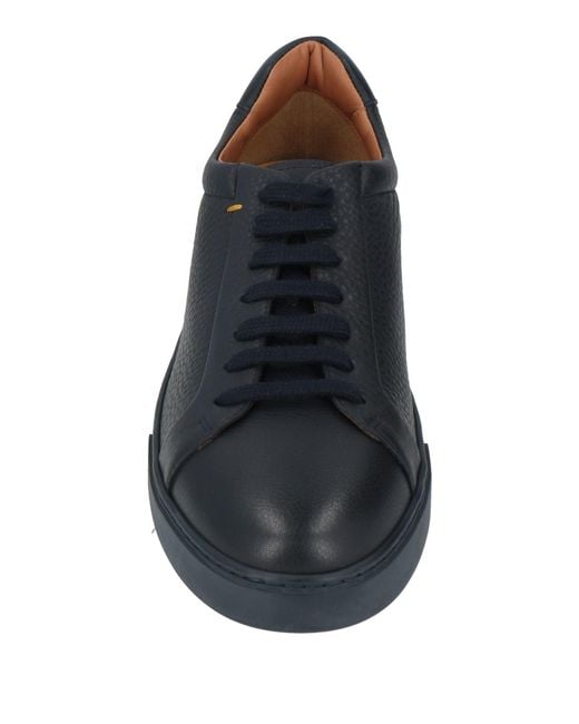 Doucal's Blue Spencer Sneakers Leather for men