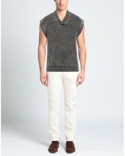 Roberto Collina Gray Sweater for men