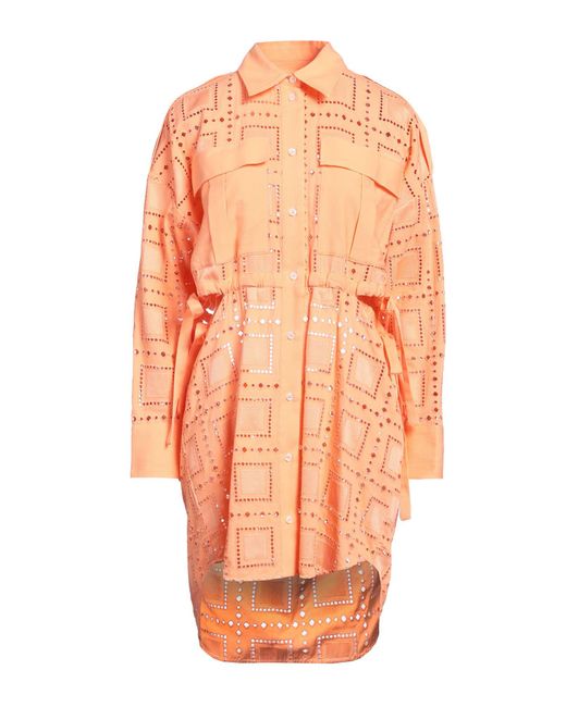 MSGM Orange Mini Dress